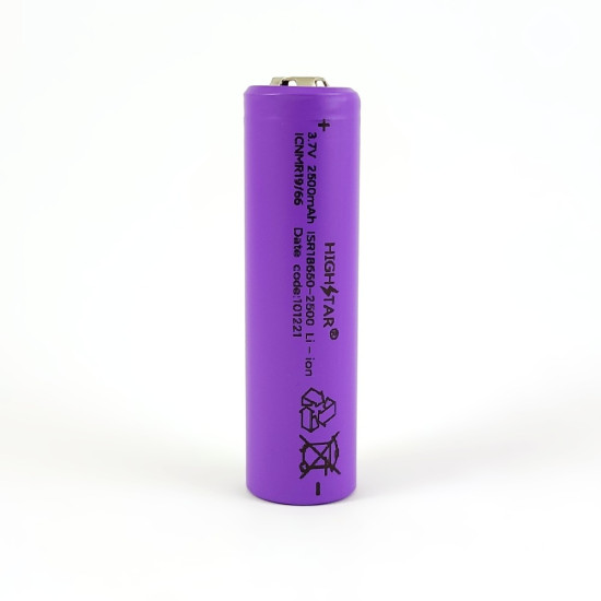 High-Star ISR18650 3.7V 2500mAh (30A) Li-ion punjiva baterija