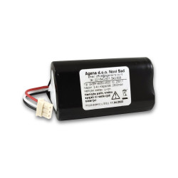 Baterijsko pakovanje 7.4V 2500mAh Li-ion za fiskalnu kasu \