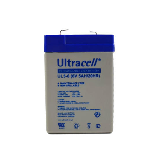 Ultracell UL5-6 6V 5Ah VRLA stacionarni akumulator