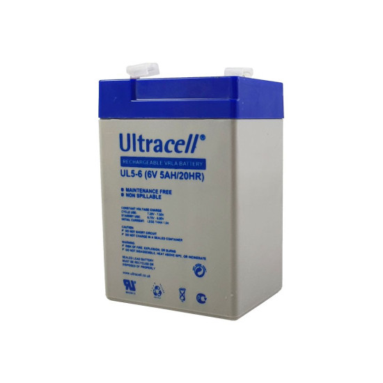 Ultracell UL5-6 6V 5Ah VRLA stacionarni akumulator