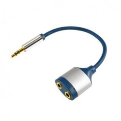 Adapter AC16M 3,5mm st.utik.-2x3,5mm st utic.15cm