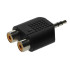Adapter AC17 2xčinč uticnica - 3,5mm st.utikač