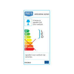 Prosto LRF019ESW-10/WH 10W LED reflektor sa PIR senzorom