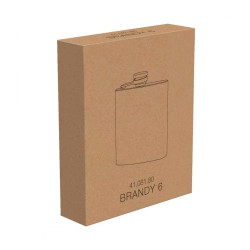 Brandy 41.081.80 6 pljoska 170ml srebrna