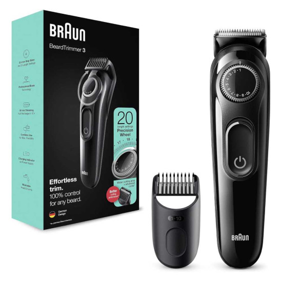 Braun BT3322 BLK/BLK BOX trimer za bradu