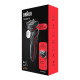 Braun 51-R1200s crveni električni brijač