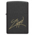 Zippo 48143 Classic Black Crackle Laser Engrave