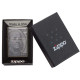 Zippo 49025 Black Ice Currency Design upaljač