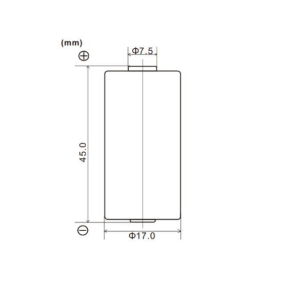 FDK CR17450E-N 3V 2600mAh litijumska baterija