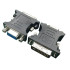 Gembird A-DVI-VGA-BK Adapter DVI-A 24-pin muški na VGA 15-pin HD (3 rows) ženski, crni DVI-I