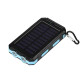Gembird HRD-T12 12000mAh 2xUSB LED kompas solar power bank