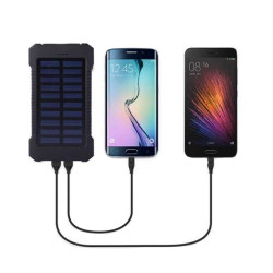 Gembird HRD-T12 12000mAh 2xUSB LED kompas solar power bank