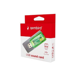 Gembird SC-USB-01 USB 5.1 3D zvučna karta, zamenjuje audio kontroler u računaru