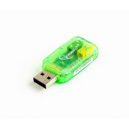 Gembird SC-USB-01 USB 5.1 3D zvučna karta, zamenjuje audio kontroler u računaru