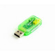 Gembird SC-USB-01 USB 5.1 3D zvučna karta, zamenjuje audio kontroler u računaru