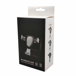 Gembird TA-CHAV-06 Silver držač mobilnog telefona za auto 2u1 za ventilacioni otvor i staklo