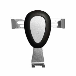 Gembird TA-CHAV-06 Silver držač mobilnog telefona za auto 2u1 za ventilacioni otvor i staklo