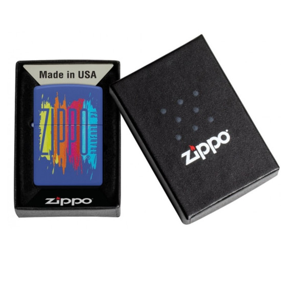 Zippo 48138 Classic Royal Blue Matte Color Image upaljač