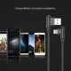 Golf GC-45i USB kabl za iphone 1m 90° crni