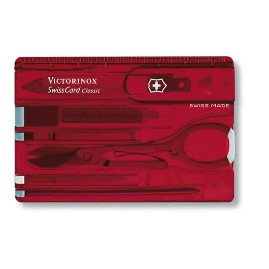 Victorinox 0.7100.T SWISSCARD TR. crvena