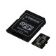Kingston SDCS2/32GB MicroSD 32GB, Canvas Select Plus, Class 10 UHS-I U1 V10 A1, Read up to 100MB/s, w/SD adapter