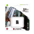Kingston SDCS2/64GBSP MicroSD 64GB bez adaptera memorijska kartica