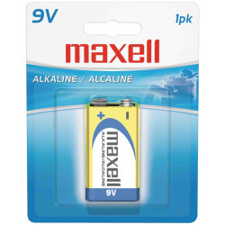 Maxell 9V 6LR61 alkalna baterija