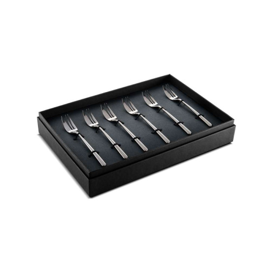 LINEA ORO NERO set za kolače7delova(viljuške+špatula)
