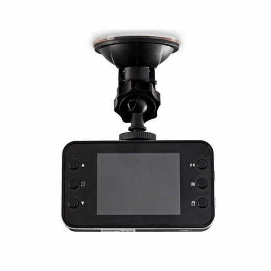 Nedis DCAM06BK Dash Cam, 720p@30fps, 3.0 MPikel, 2,4 LCD, Detekcija pokreta, Crna