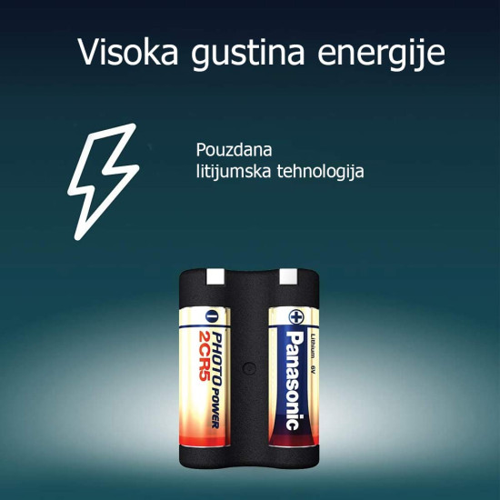 Panasonic 2CR5 6V litijumska baterija