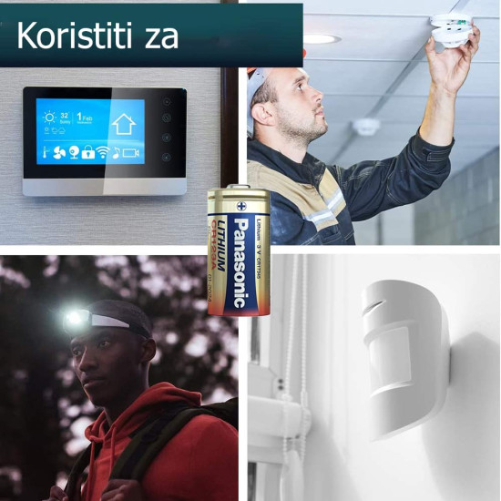 Panasonic CR123AL/1B 3V litijumska baterija