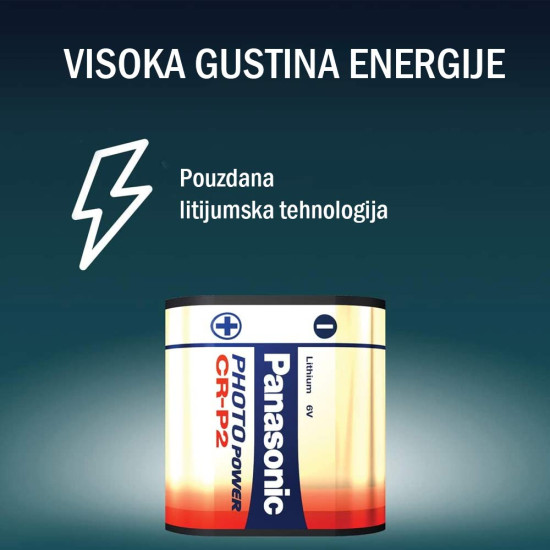 Panasonic CRP2 6V litijumska baterija