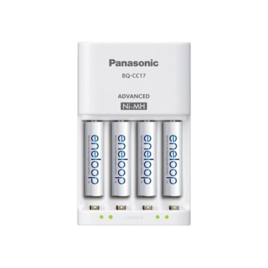Panasonic eneloop K-KJ17MCD40E BQ-CC17 + 4 AA 2000mAh (7h) punjač baterija