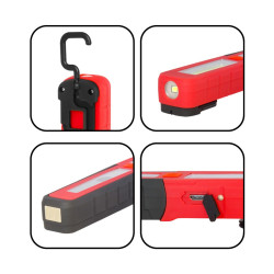 Prosto PL3419U 1 SMD + 3W COB LED USB punjiva baterijska lampa