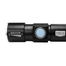Prosto PL8362 Cree XP-E LED 3W Zoom, punjiva baterijska lampa