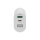 Prosto USBP389 1xQC+1xPD TYPE-C GaN univerzalni brzi punjač
