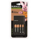 Duracell CEF14 punjač baterija sa 2 AA 1300mAh i 2 AAA 750mAh punjive baterije