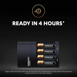 Duracell CEF14 punjač baterija sa 2 AA 1300mAh i 2 AAA 750mAh punjive baterije