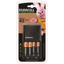 Duracell CEF27 punjač baterija sa 2 AA 1300mAh i 2 AAA 750mAh punjive baterije