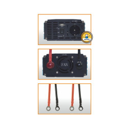SAL SAI500TS 12VDC/230VAC 500W+USB sinusni naponski pretvarač (inverter)