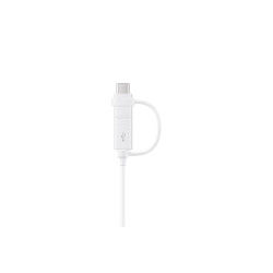 Samsung EP-DG930-DWE Micro Usb kabl sa Tip C adapterom beli