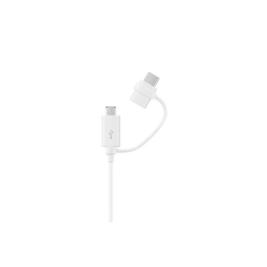 Samsung EP-DG930-DWE Micro Usb kabl sa Tip C adapterom beli