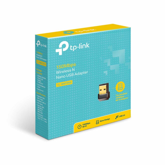 TP- link TL-WN725N Nano Wireless N150 Adapter