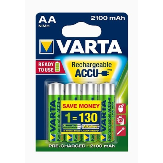 Varta AA Accu Power 1/4 1.2V 2100mAh Ni-MH Ready2Use punjiva baterija