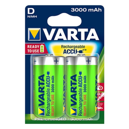 Varta D Accu Power 1/2 1.2V 3000mAh Ni-MH Ready2Use punjiva baterija