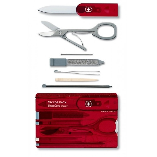 Victorinox 0.7100.T SWISSCARD TR. crvena
