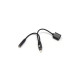 Vip Iphone 7 adapter za punjenje/audio bluetooth 3.5mm crni