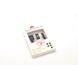 Vip Iphone 7 adapter za punjenje/audio bluetooth 3.5mm crni