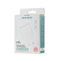 WEWO Type-C PD 25W punjač (beli)