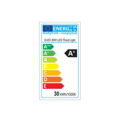 Xled 30W, 6500K,2400Lm,IP65, AC220-240V led reflektor sa PIR senzorom